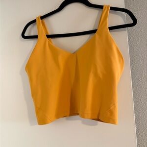 Lululemon Athletica Yellow Tank Top